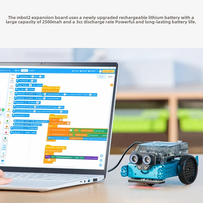 Makeblock MBot2 Programming Robot Children's Artificial Intelligence Steam Education Toys Childlike Products for Beginners Gifts