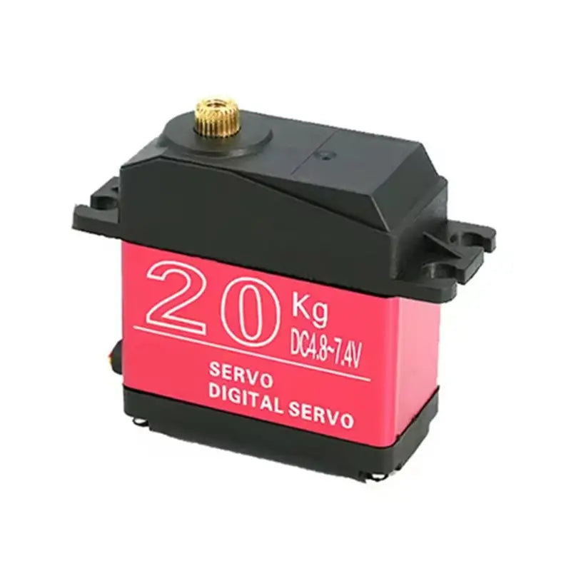 ABGI-Waterproof Robotic 20KG 180° Digital Servo High Torque Metal Shell Large Iarge Angle Model Airplane Model Car