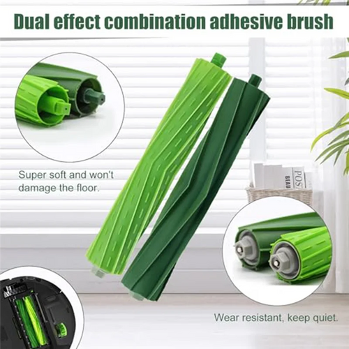 ABJN-For Irobot Roomba I7+ I3 I4+ I6 I6+ I8 I8+ Rubber Brushes Vacuum Cleaner Accessories
