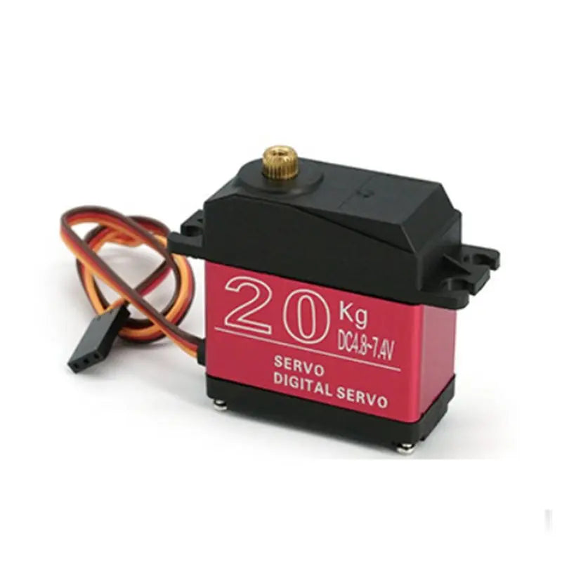 ABGI-Waterproof Robotic 20KG 180° Digital Servo High Torque Metal Shell Large Iarge Angle Model Airplane Model Car
