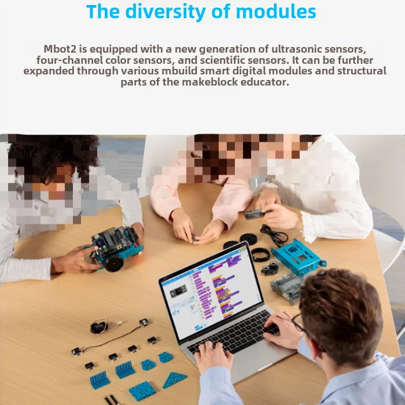 Makeblock MBot2 Programming Robot Children's Artificial Intelligence Steam Education Toys Childlike Products for Beginners Gifts